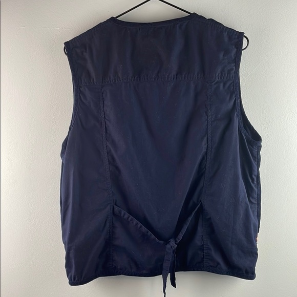 Casey and Max Navy Embroidered Vest Size L - Picture 7 of 9